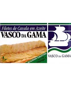 Fish Tin Mackerel Fillets in Olive Oil Vasco Gama 120g