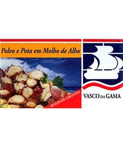 Fish Tin Octopus and Pota with Garlic & Olive Oil Vasco Gama 120g