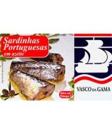 Fish Tin Small Sardines in Tomatoe & Piri Piri Vasco Gama 90g
