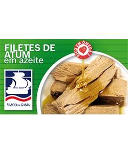 Fish Tin Tuna Fillets in Olive Oil Vasco Gama 120g