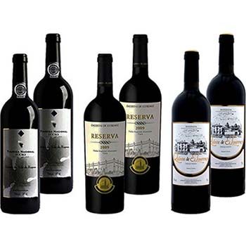 Top Wines & Areas Wine Selection Pack 6 bottles of 750ml each