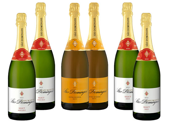 Sao Domingos Reserve and Select Sparkling Wine Selection Pack 6 bottles of 750ml each